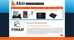 Desktop Screenshot of ahirscientificzone.com